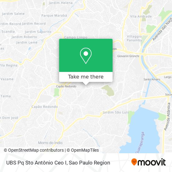 UBS Pq Sto Antônio Ceo I map