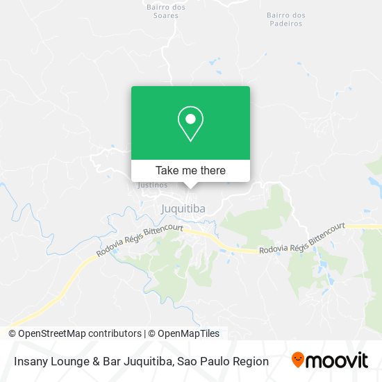 Insany Lounge & Bar Juquitiba map