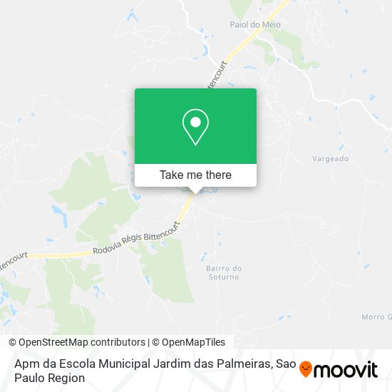Apm da Escola Municipal Jardim das Palmeiras map