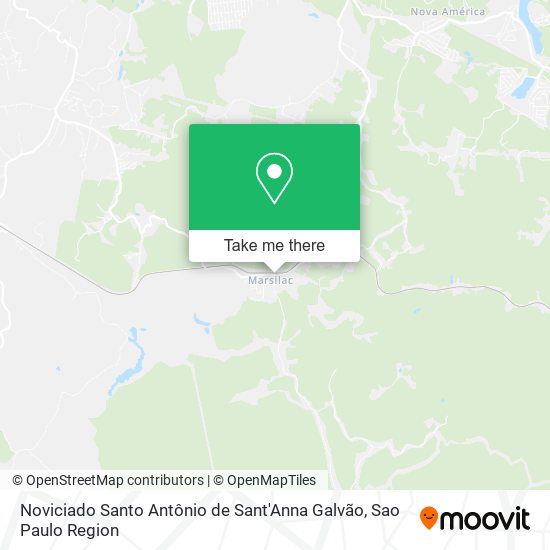 Noviciado Santo Antônio de Sant'Anna Galvão map