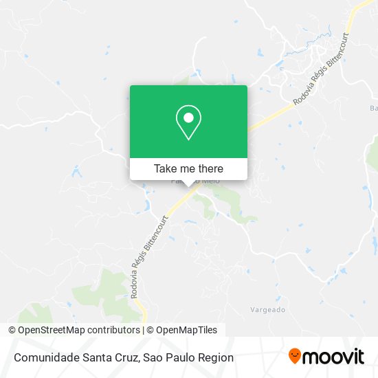 Comunidade Santa Cruz map