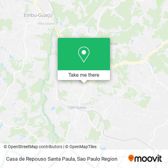 Mapa Casa de Repouso Santa Paula