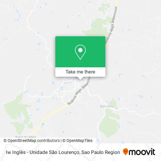 Iw Inglês - Unidade São Lourenço map
