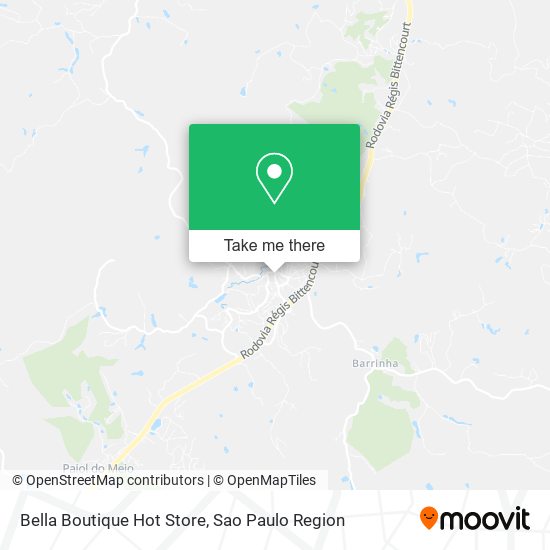 Bella Boutique Hot Store map
