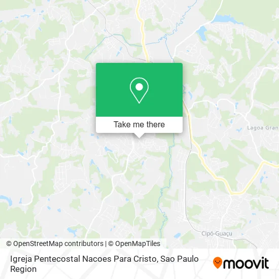 Igreja Pentecostal Nacoes Para Cristo map