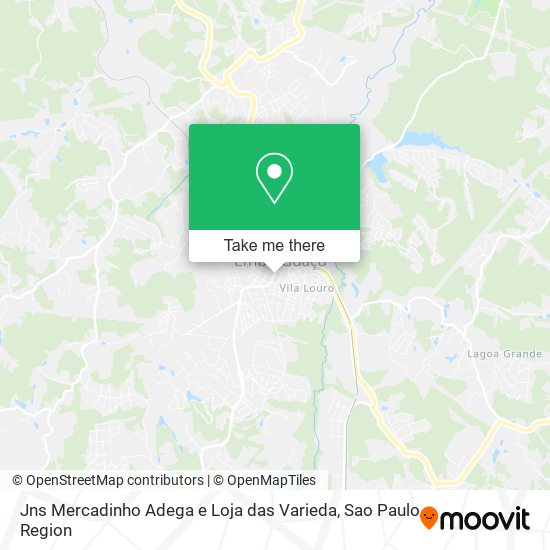 Mapa Jns Mercadinho Adega e Loja das Varieda