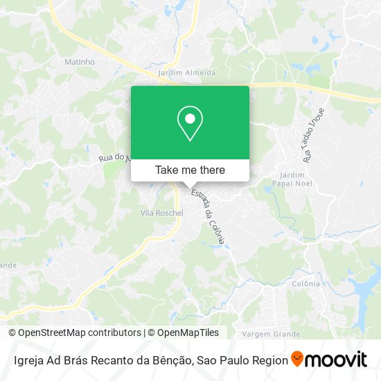 Igreja Ad Brás Recanto da Bênção map