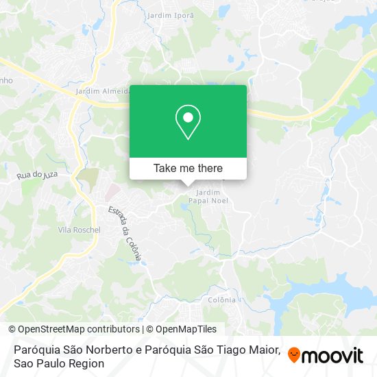 Paróquia São Norberto e Paróquia São Tiago Maior map