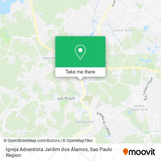 Igreja Adventista Jardim dos Álamos map