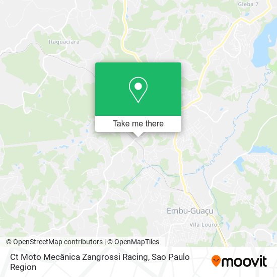 Ct Moto Mecânica Zangrossi Racing map