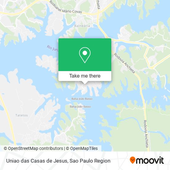 Mapa Uniao das Casas de Jesus