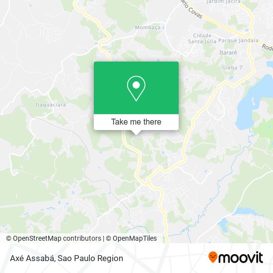 Axé Assabá map