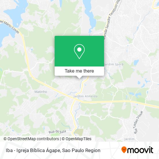 Iba - Igreja Bíblica Ágape map