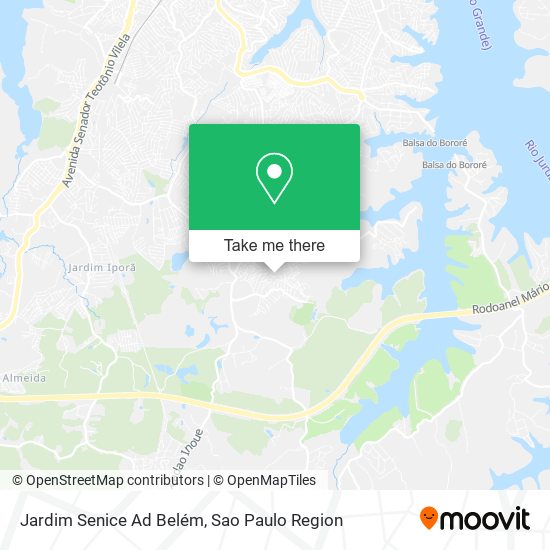 Jardim Senice Ad Belém map