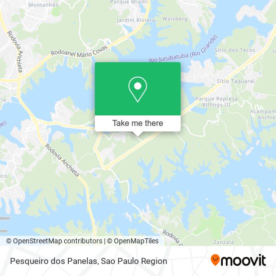 Pesqueiro dos Panelas map