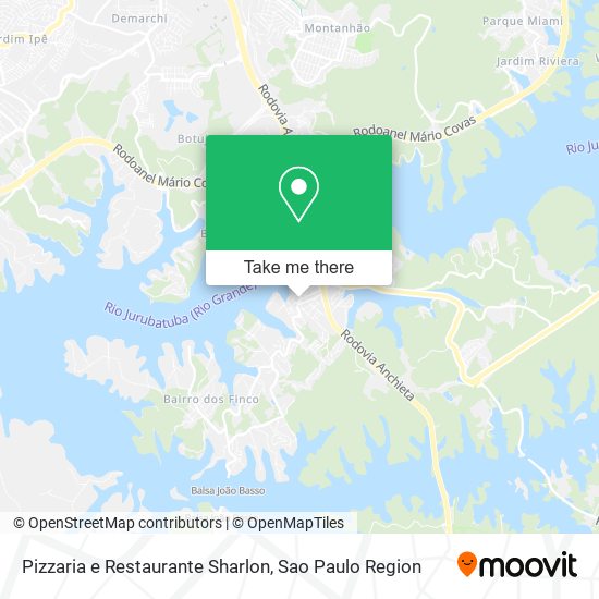 Pizzaria e Restaurante Sharlon map