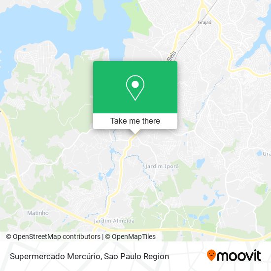 Supermercado Mercúrio map