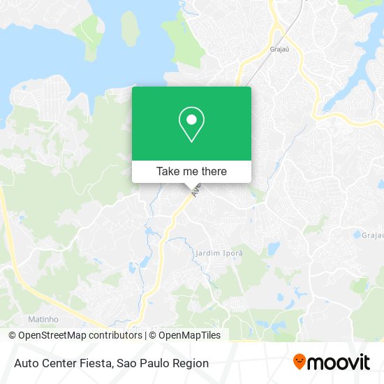 Mapa Auto Center Fiesta