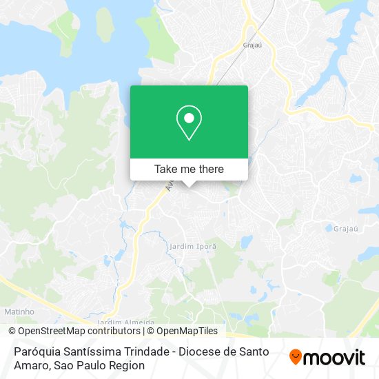 Paróquia Santíssima Trindade - Diocese de Santo Amaro map