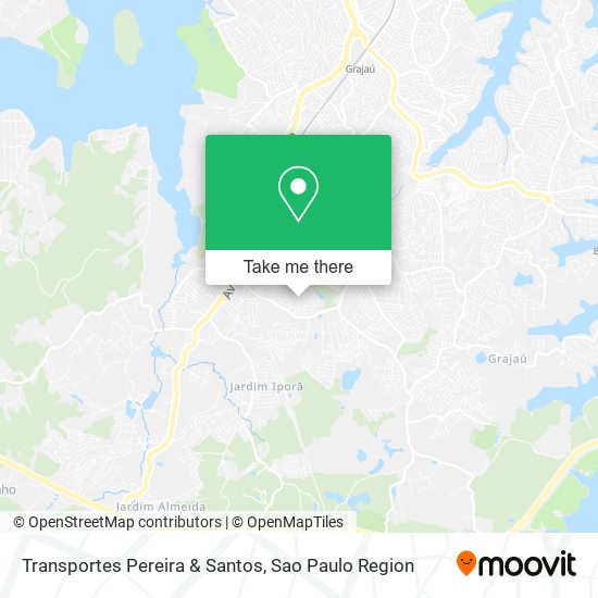 Mapa Transportes Pereira & Santos