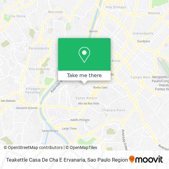 Teakettle Casa De Cha E Ervanaria map
