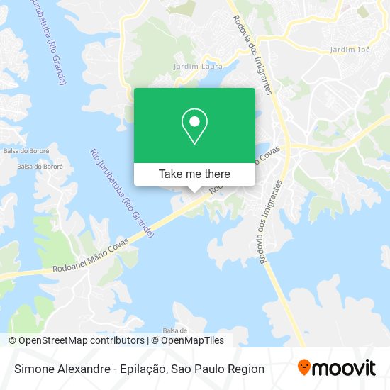 Simone Alexandre - Epilação map