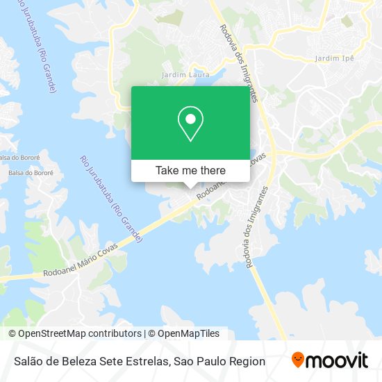 Salão de Beleza Sete Estrelas map