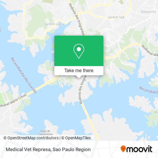 Mapa Medical Vet Represa