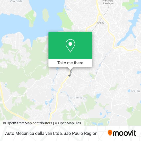 Auto Mecânica della van Ltda map