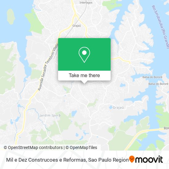 Mil e Dez Construcoes e Reformas map