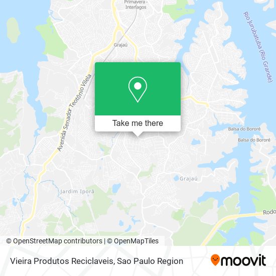 Vieira Produtos Reciclaveis map