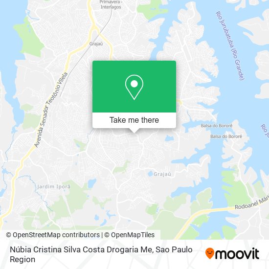 Núbia Cristina Silva Costa Drogaria Me map