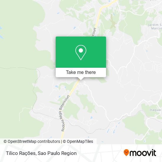 Tilico Rações map