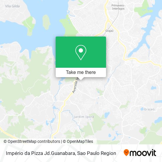 Mapa Império da Pizza Jd.Guanabara