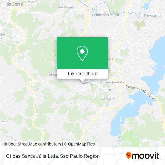 Oticas Santa Júlia Ltda map