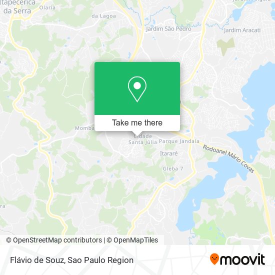 Flávio de Souz map