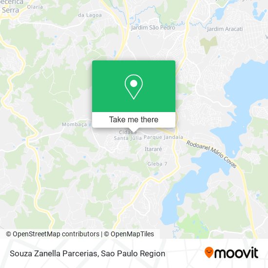 Souza Zanella Parcerias map