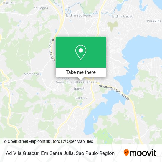 Mapa Ad Vila Guacuri Em Santa Julia