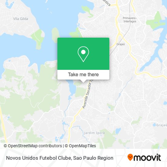 Novos Unidos Futebol Clube map