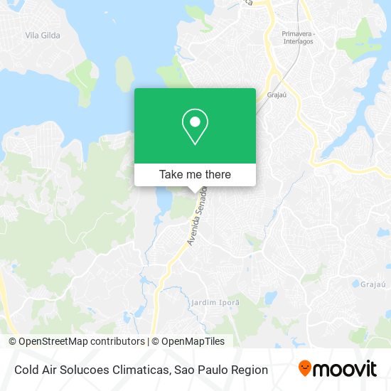 Cold Air Solucoes Climaticas map