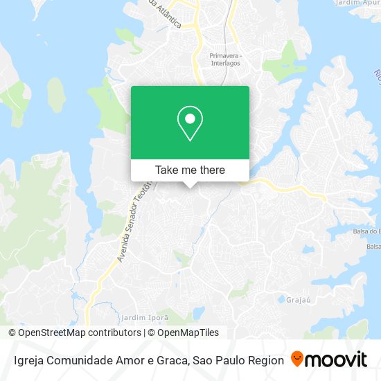 Igreja Comunidade Amor e Graca map