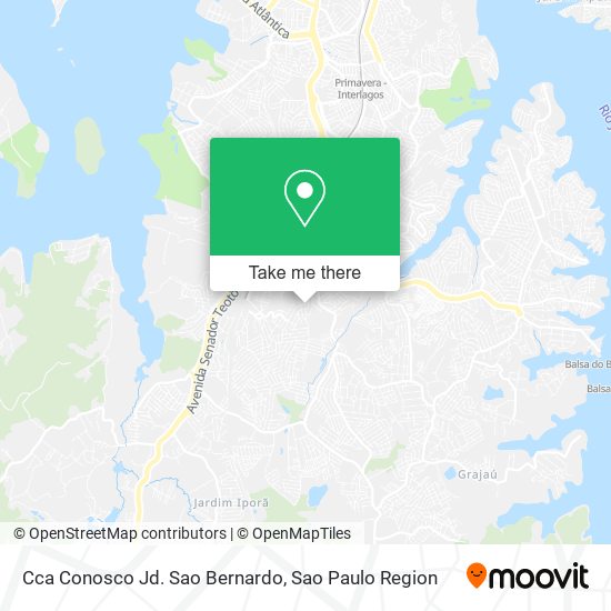 Cca Conosco Jd. Sao Bernardo map