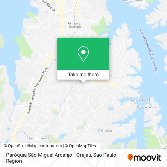 Paróquia São Miguel Arcanjo - Grajaú map