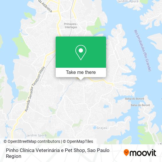 Mapa Pinho Clínica Veterinária e Pet Shop