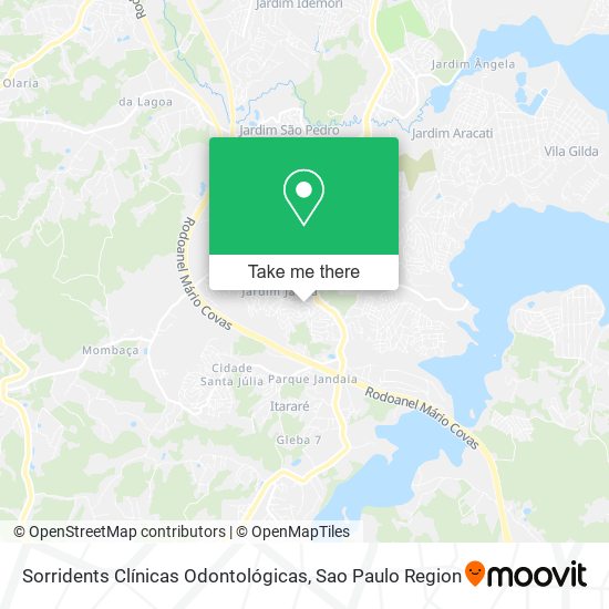 Sorridents Clínicas Odontológicas map