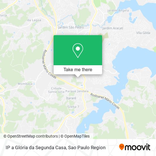 IP a Glória da Segunda Casa map