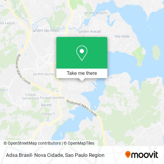 Adsa Brasil- Nova Cidade map