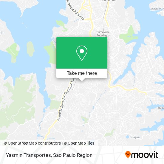 Yasmin Transportes map