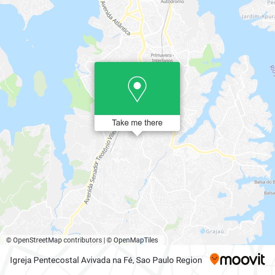 Igreja Pentecostal Avivada na Fé map