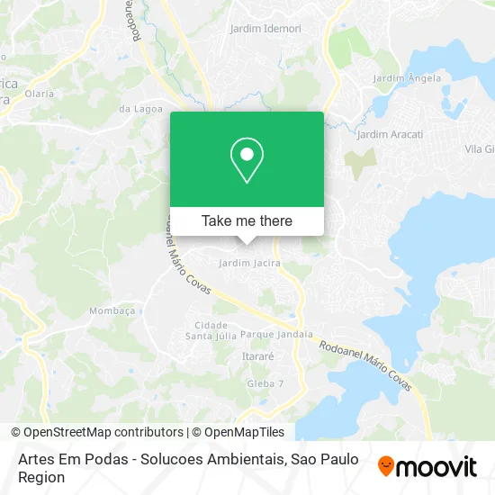 Artes Em Podas - Solucoes Ambientais map